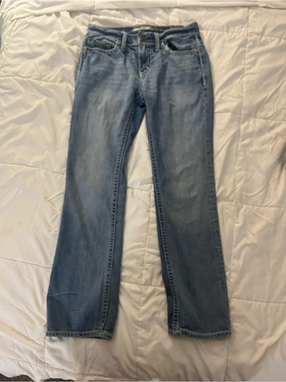 BKE Light Blue Wide-Leg Jeans